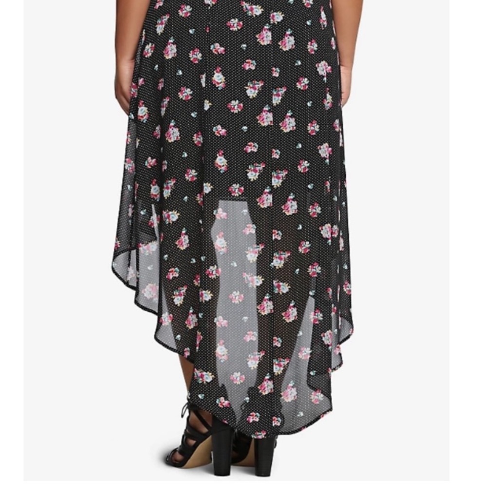 Torrid maxi hi lo floral skirt size 12. - Picture 2 of 9